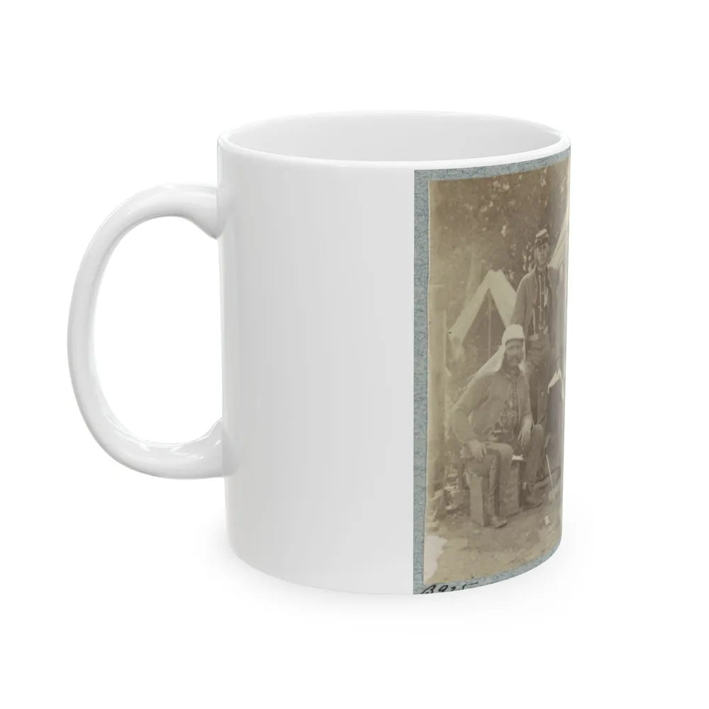 7th New York State Militia, Camp Cameron, D.C., 1861 014 (U.S. Civil War) White Coffee Mug-Go Mug Yourself