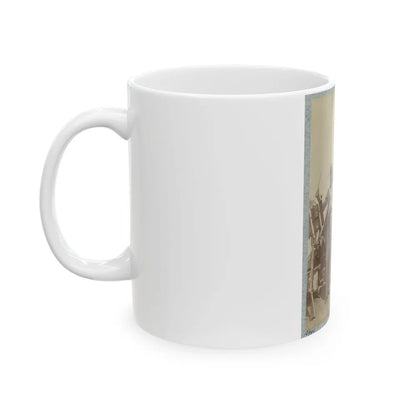 7th New York State Militia, Camp Cameron, D.C., 1861 015 (U.S. Civil War) White Coffee Mug-Go Mug Yourself