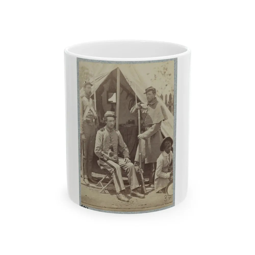 7th New York State Militia, Camp Cameron, D.C., 1861 016 (U.S. Civil War) White Coffee Mug-11oz-Go Mug Yourself