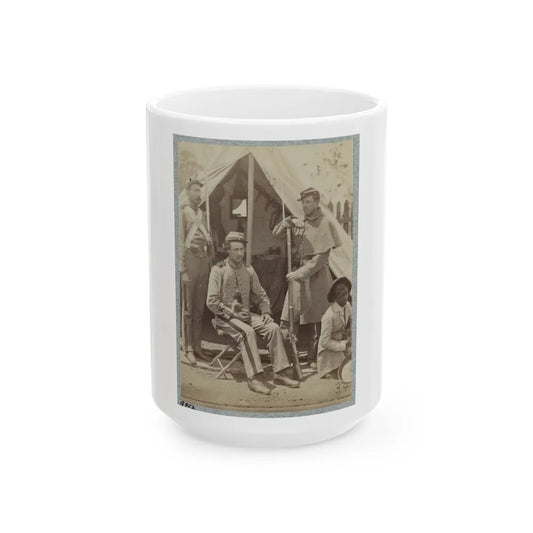 7th New York State Militia, Camp Cameron, D.C., 1861 016 (U.S. Civil War) White Coffee Mug-15oz-Go Mug Yourself