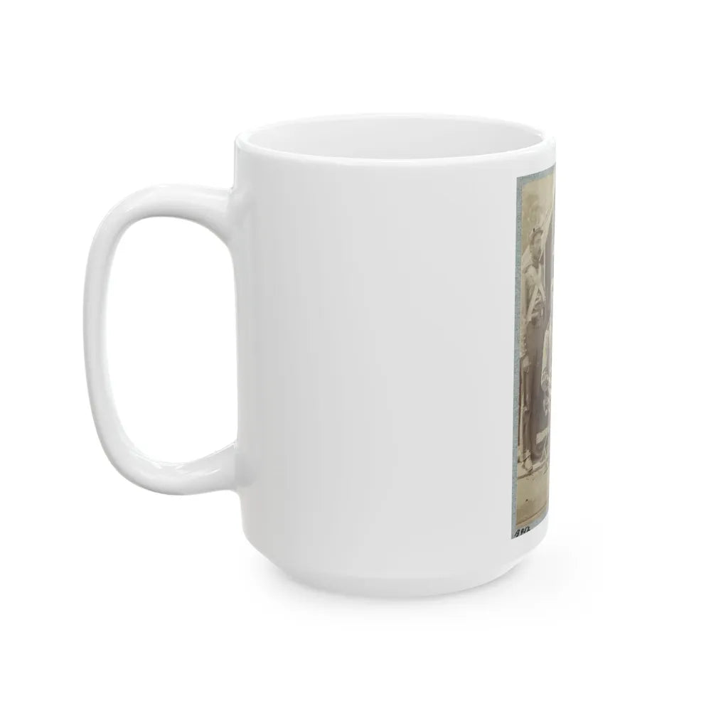 7th New York State Militia, Camp Cameron, D.C., 1861 016 (U.S. Civil War) White Coffee Mug-Go Mug Yourself