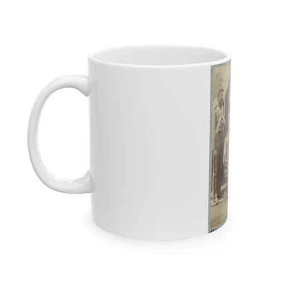 7th New York State Militia, Camp Cameron, D.C., 1861 016 (U.S. Civil War) White Coffee Mug-Go Mug Yourself