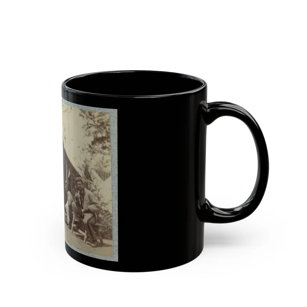 7th New York State Militia, Camp Cameron, D.C., 1861 017 (U.S. Civil War) Black Coffee Mug-Go Mug Yourself