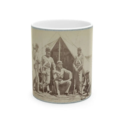 7th New York State Militia, Camp Cameron, D.C., 1861 018 (U.S. Civil War) White Coffee Mug-11oz-Go Mug Yourself