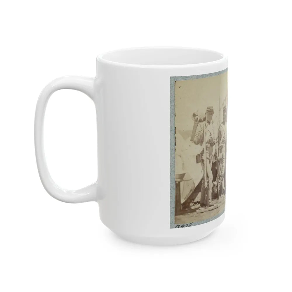 7th New York State Militia, Camp Cameron, D.C., 1861 018 (U.S. Civil War) White Coffee Mug-Go Mug Yourself