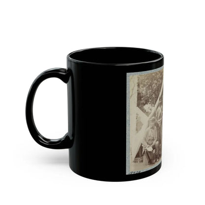 7th New York State Militia, Camp Cameron, D.C., 1861 019 (U.S. Civil War) Black Coffee Mug-Go Mug Yourself