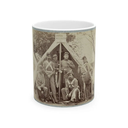 7th New York State Militia, Camp Cameron, D.C., 1861 019 (U.S. Civil War) White Coffee Mug-11oz-Go Mug Yourself