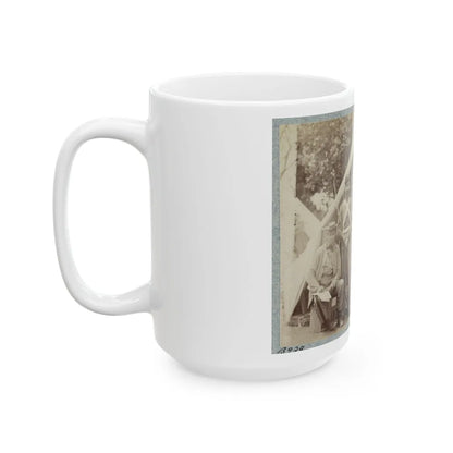 7th New York State Militia, Camp Cameron, D.C., 1861 019 (U.S. Civil War) White Coffee Mug-Go Mug Yourself