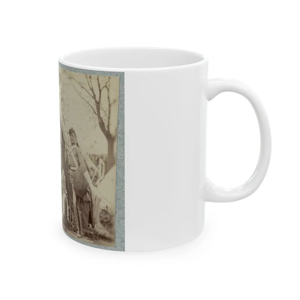 7th New York State Militia, Camp Cameron, D.C., 1861 019 (U.S. Civil War) White Coffee Mug-Go Mug Yourself