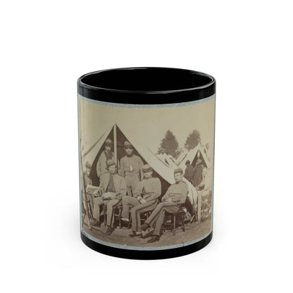 7th New York State Militia, Camp Cameron, D.C., 1861 020 (U.S. Civil War) Black Coffee Mug-11oz-Go Mug Yourself