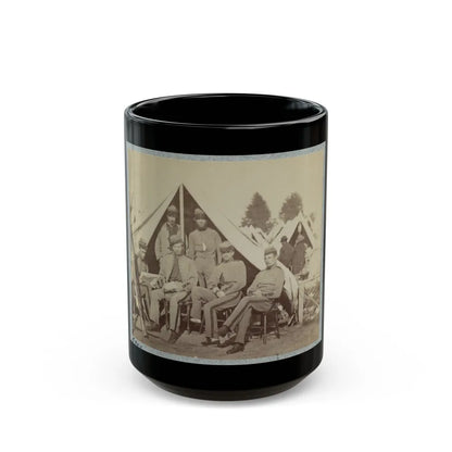 7th New York State Militia, Camp Cameron, D.C., 1861 020 (U.S. Civil War) Black Coffee Mug-15oz-Go Mug Yourself