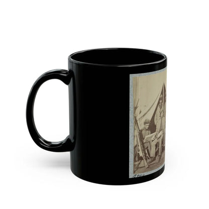 7th New York State Militia, Camp Cameron, D.C., 1861 020 (U.S. Civil War) Black Coffee Mug-Go Mug Yourself