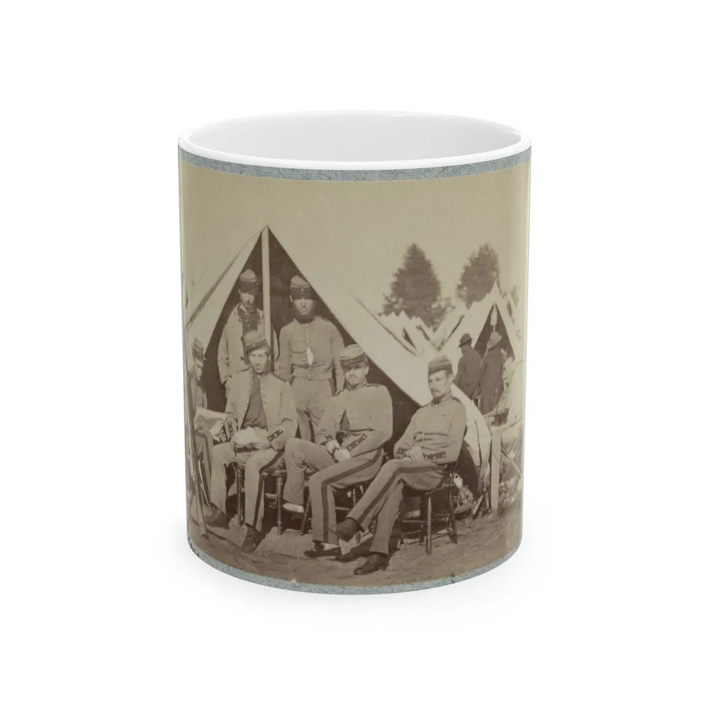 7th New York State Militia, Camp Cameron, D.C., 1861 020 (U.S. Civil War) White Coffee Mug-11oz-Go Mug Yourself