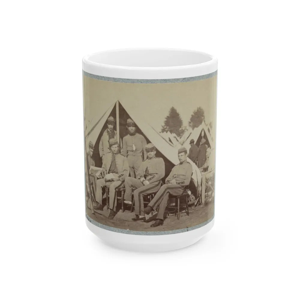 7th New York State Militia, Camp Cameron, D.C., 1861 020 (U.S. Civil War) White Coffee Mug-15oz-Go Mug Yourself