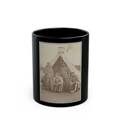 7th New York State Militia, Camp Cameron, D.C., 1861 021 (U.S. Civil War) Black Coffee Mug-11oz-Go Mug Yourself