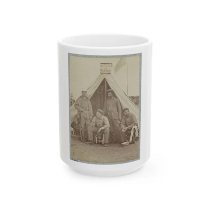 7th New York State Militia, Camp Cameron, D.C., 1861 021 (U.S. Civil War) White Coffee Mug-15oz-Go Mug Yourself