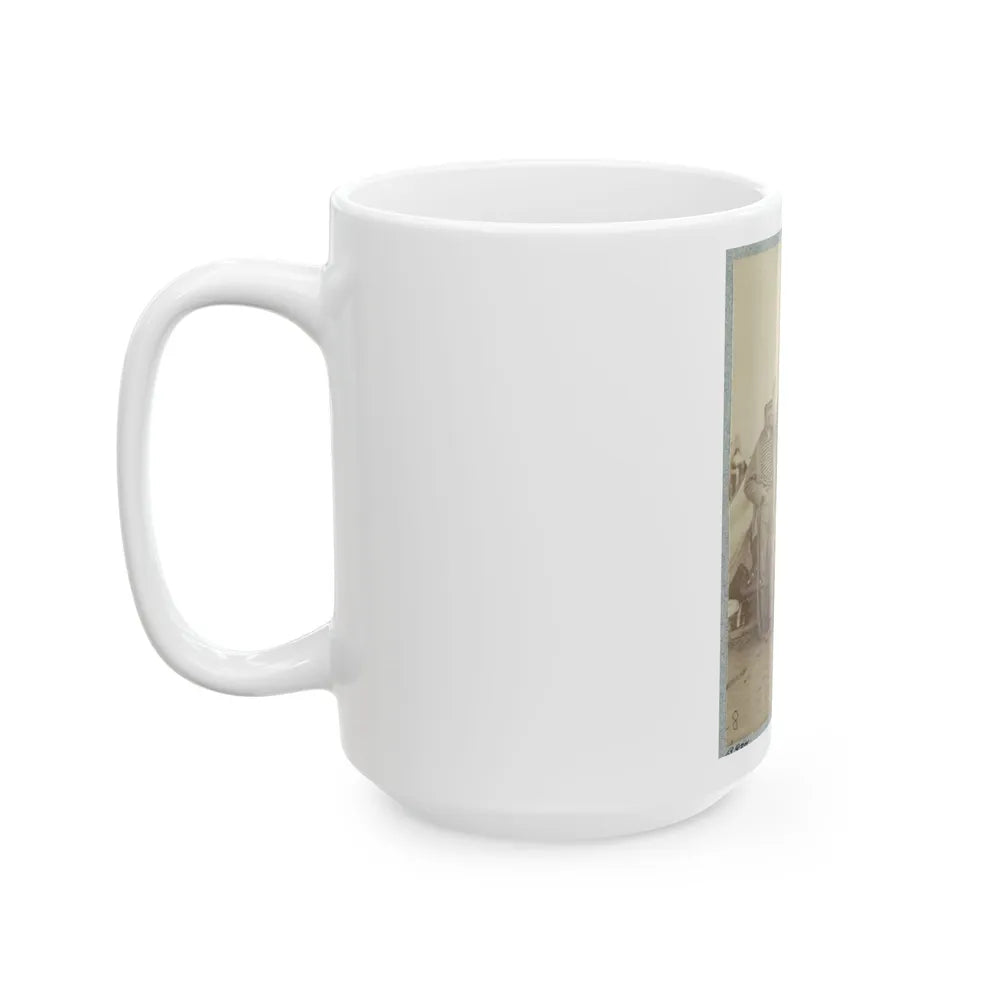 7th New York State Militia, Camp Cameron, D.C., 1861 021 (U.S. Civil War) White Coffee Mug-Go Mug Yourself