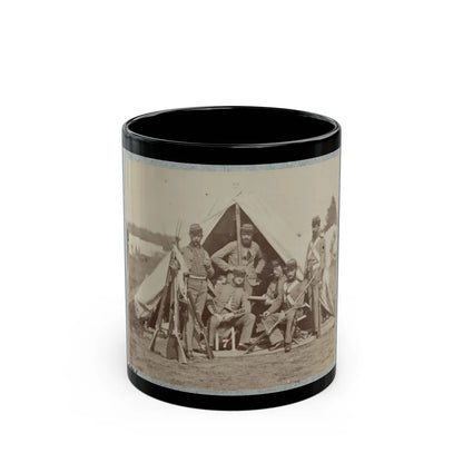 7th New York State Militia, Camp Cameron, D.C., 1861 022 (U.S. Civil War) Black Coffee Mug-11oz-Go Mug Yourself