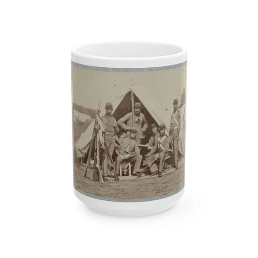 7th New York State Militia, Camp Cameron, D.C., 1861 022 (U.S. Civil War) White Coffee Mug-15oz-Go Mug Yourself