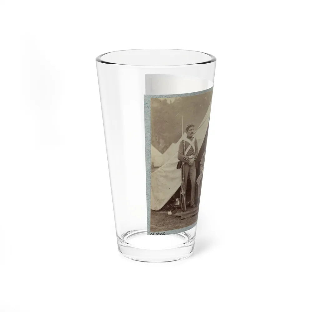 7th New York State Militia, Camp Cameron, D.C., 1861 023 (U.S. Civil War) Pint Glass 16oz-Go Mug Yourself