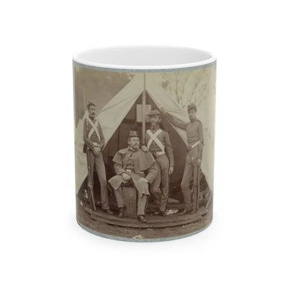 7th New York State Militia, Camp Cameron, D.C., 1861 023 (U.S. Civil War) White Coffee Mug-11oz-Go Mug Yourself