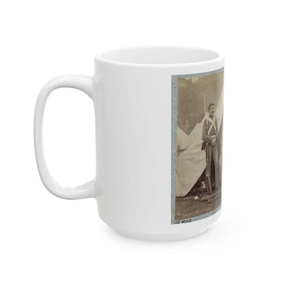 7th New York State Militia, Camp Cameron, D.C., 1861 023 (U.S. Civil War) White Coffee Mug-Go Mug Yourself