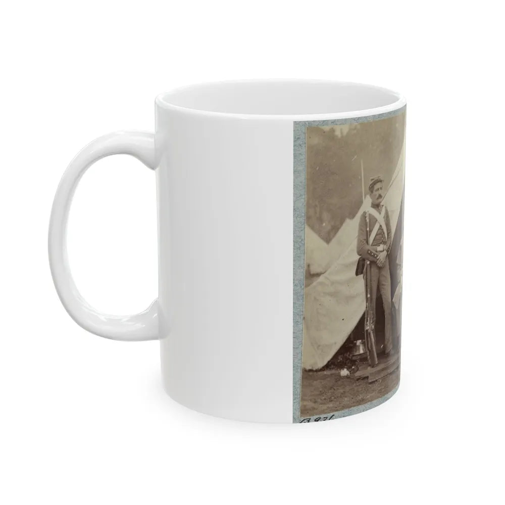 7th New York State Militia, Camp Cameron, D.C., 1861 023 (U.S. Civil War) White Coffee Mug-Go Mug Yourself