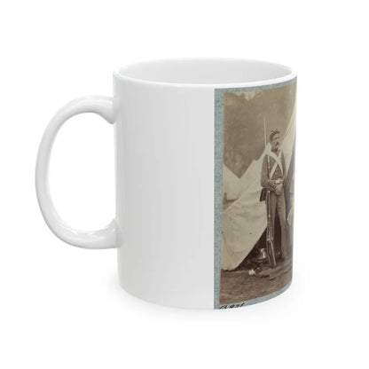 7th New York State Militia, Camp Cameron, D.C., 1861 023 (U.S. Civil War) White Coffee Mug-Go Mug Yourself