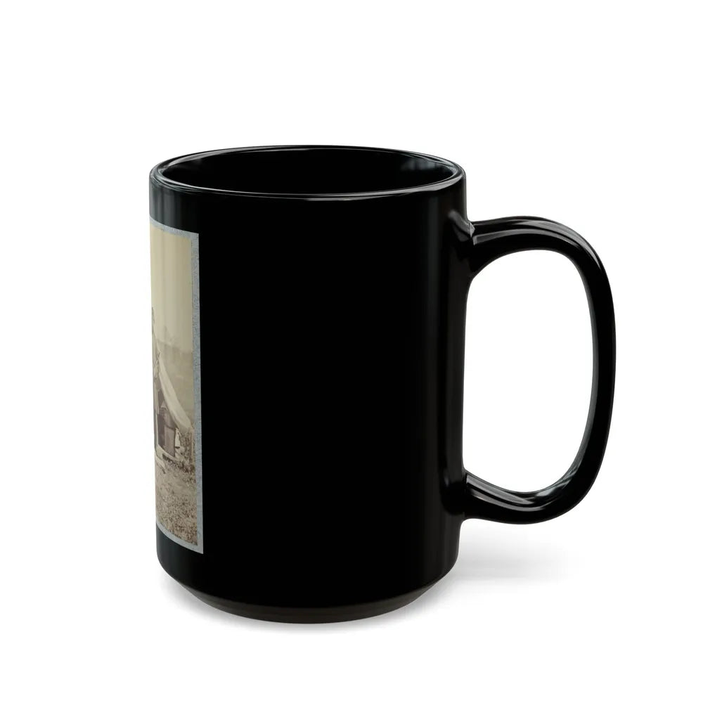 7th New York State Militia, Camp Cameron, D.C., 1861 024 (U.S. Civil War) Black Coffee Mug-Go Mug Yourself