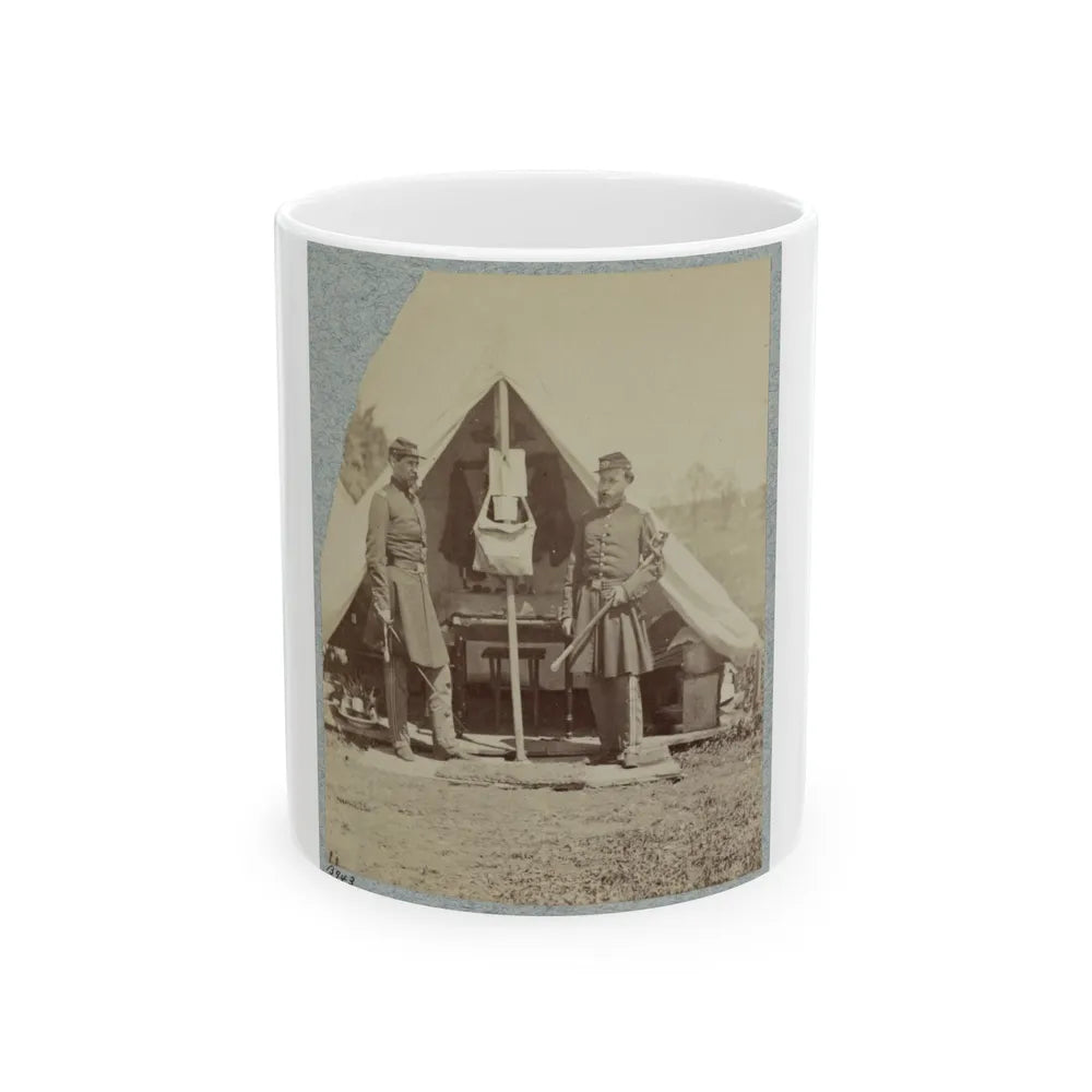 7th New York State Militia, Camp Cameron, D.C., 1861 024 (U.S. Civil War) White Coffee Mug-11oz-Go Mug Yourself