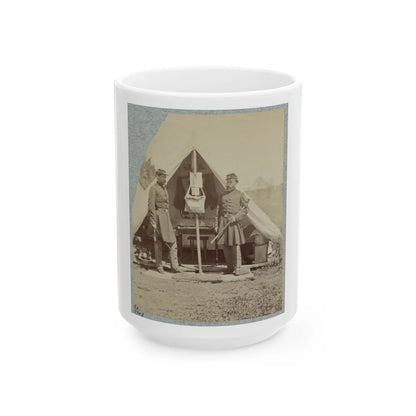 7th New York State Militia, Camp Cameron, D.C., 1861 024 (U.S. Civil War) White Coffee Mug-15oz-Go Mug Yourself