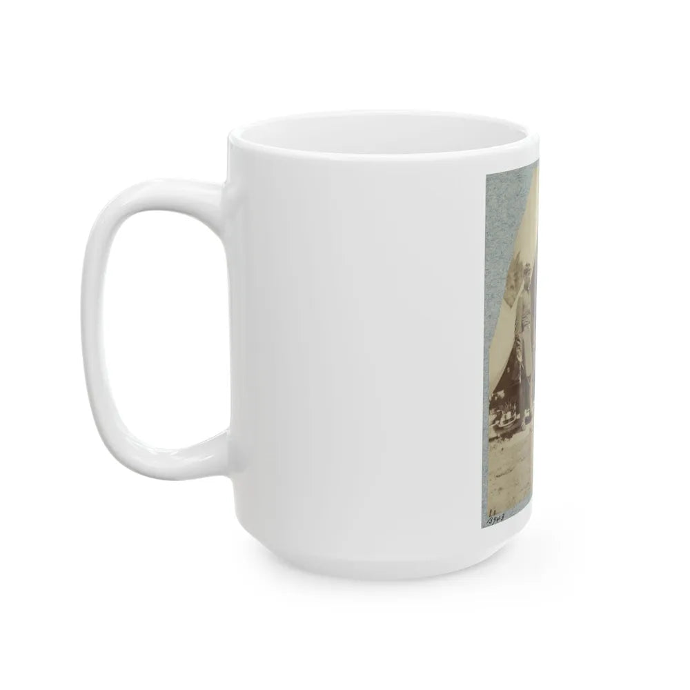 7th New York State Militia, Camp Cameron, D.C., 1861 024 (U.S. Civil War) White Coffee Mug-Go Mug Yourself