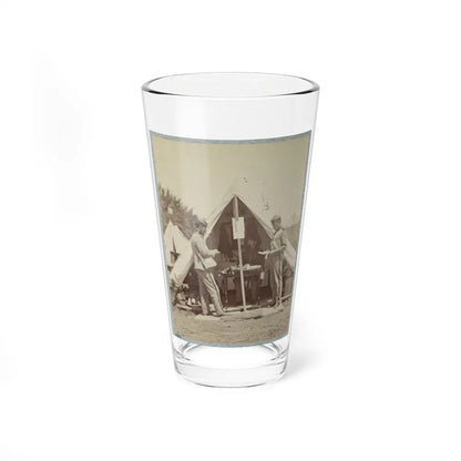 7th New York State Militia, Camp Cameron, D.C., 1861 025 (U.S. Civil War) Pint Glass 16oz-16oz-Go Mug Yourself