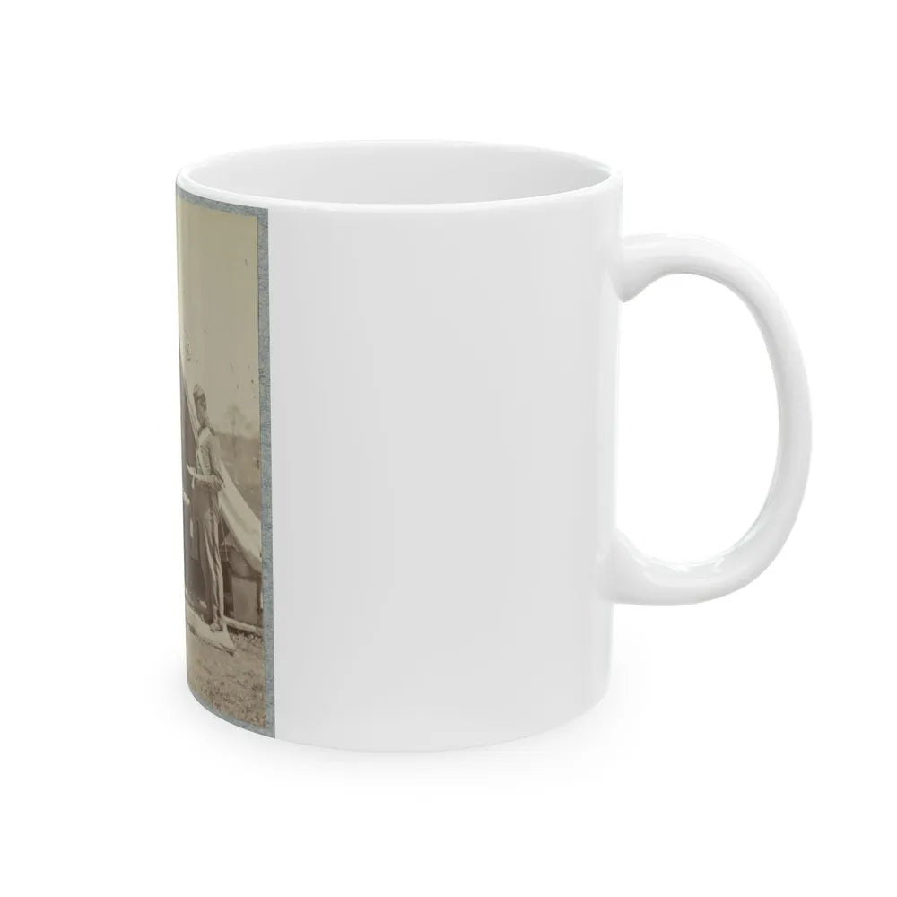 7th New York State Militia, Camp Cameron, D.C., 1861 025 (U.S. Civil War) White Coffee Mug-Go Mug Yourself