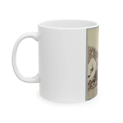 7th New York State Militia, Camp Cameron, D.C., 1861 025 (U.S. Civil War) White Coffee Mug-Go Mug Yourself