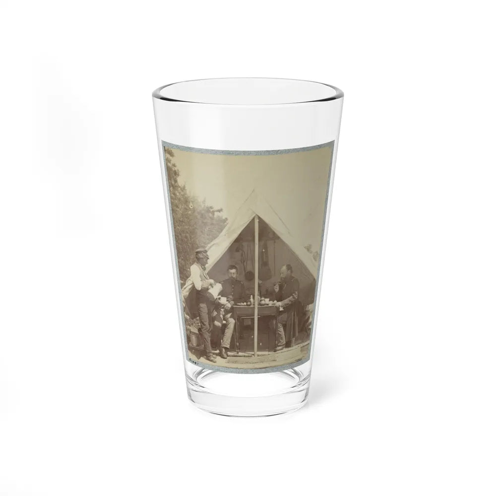 7th New York State Militia, Camp Cameron, D.C., 1861 026 (U.S. Civil War) Pint Glass 16oz-16oz-Go Mug Yourself