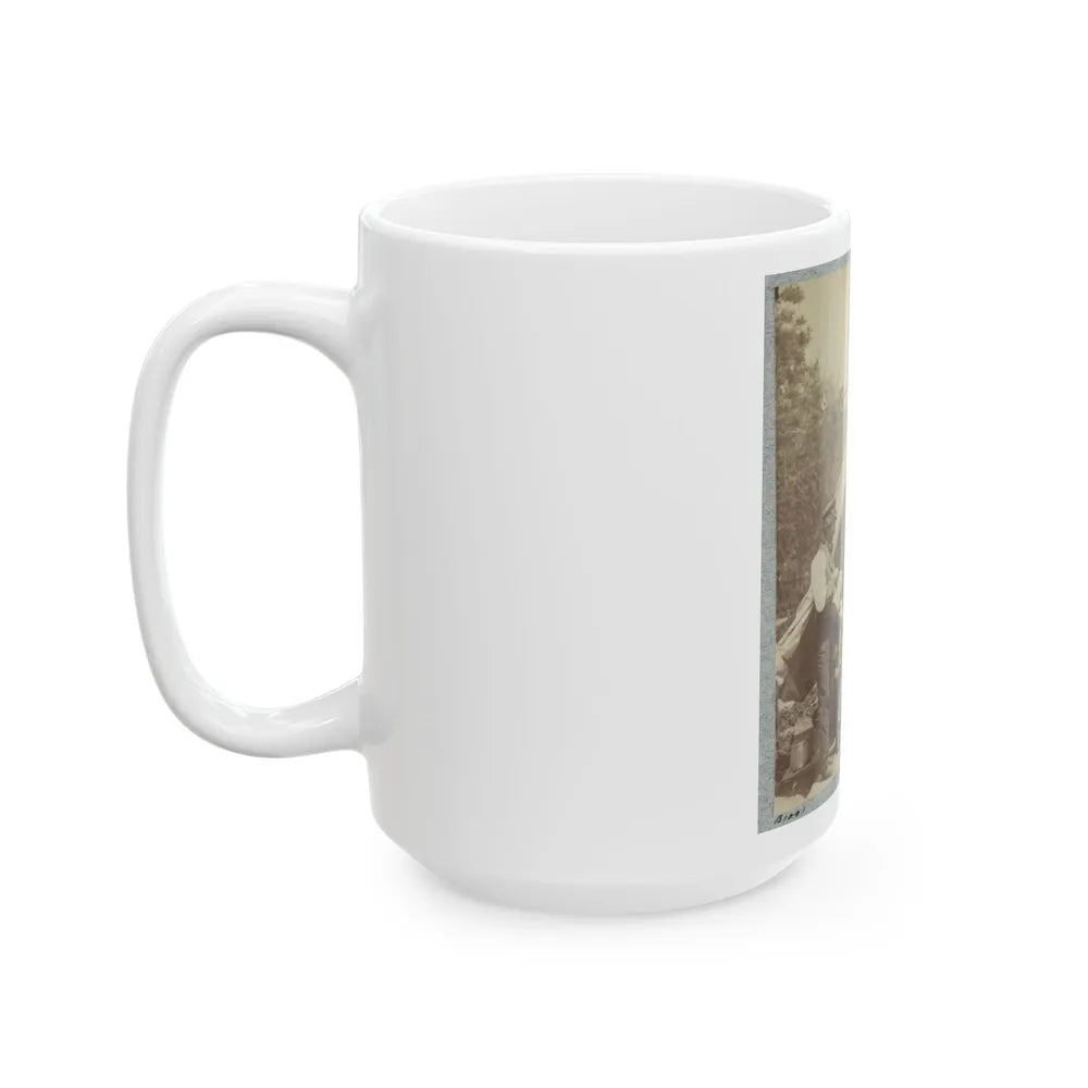 7th New York State Militia, Camp Cameron, D.C., 1861 026 (U.S. Civil War) White Coffee Mug-Go Mug Yourself