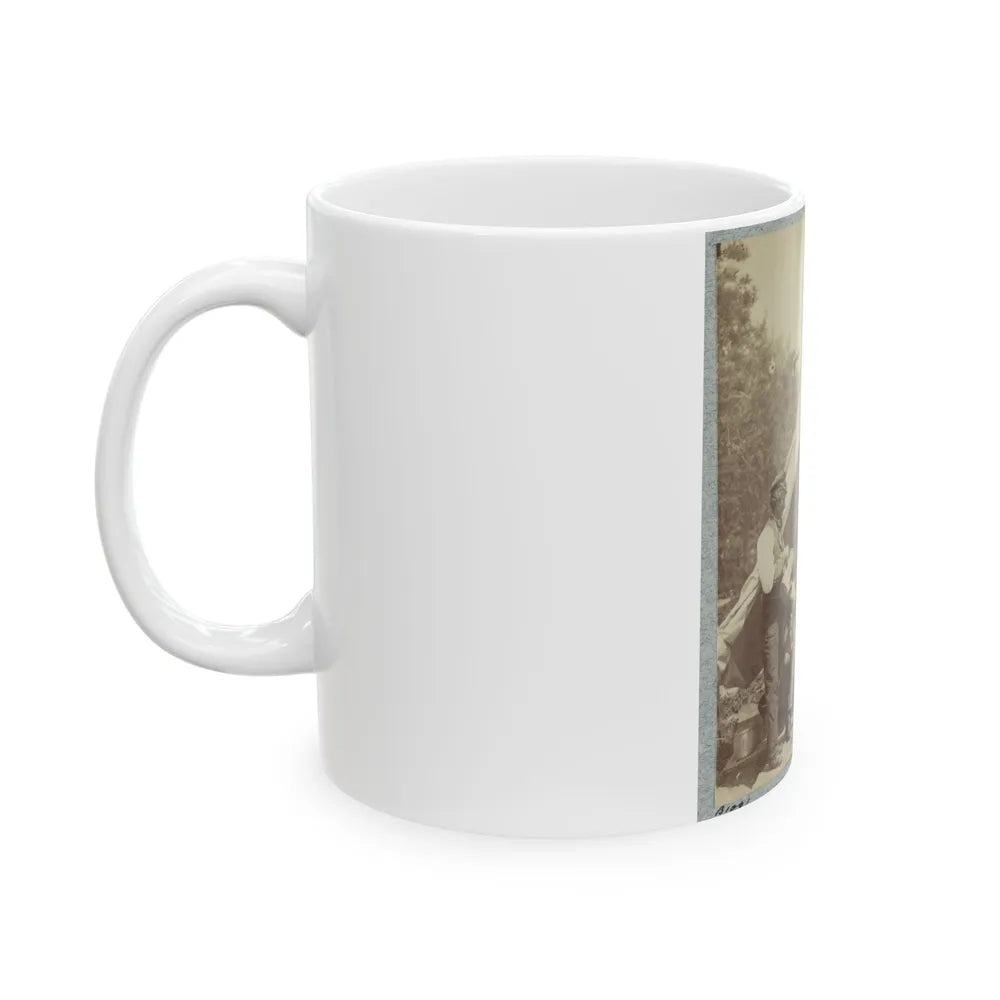 7th New York State Militia, Camp Cameron, D.C., 1861 026 (U.S. Civil War) White Coffee Mug-Go Mug Yourself