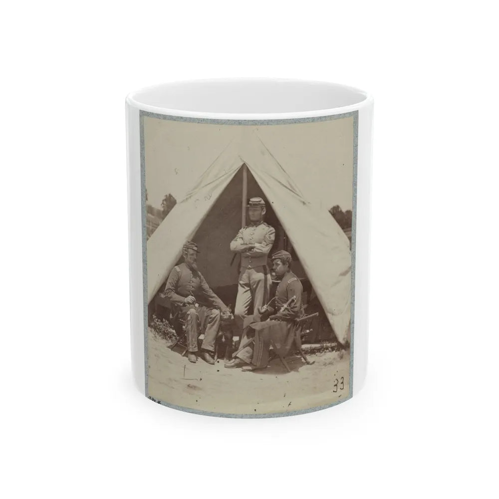 7th New York State Militia, Camp Cameron, D.C., 1861 027 (U.S. Civil War) White Coffee Mug-11oz-Go Mug Yourself