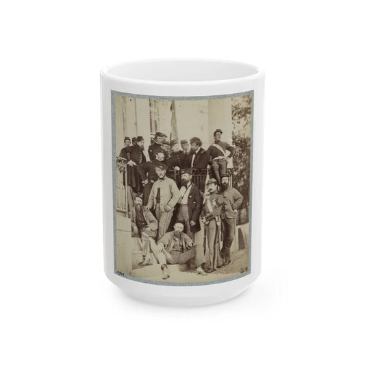 7th New York State Militia, Camp Cameron, D.C., 1861 028 (U.S. Civil War) White Coffee Mug-15oz-Go Mug Yourself