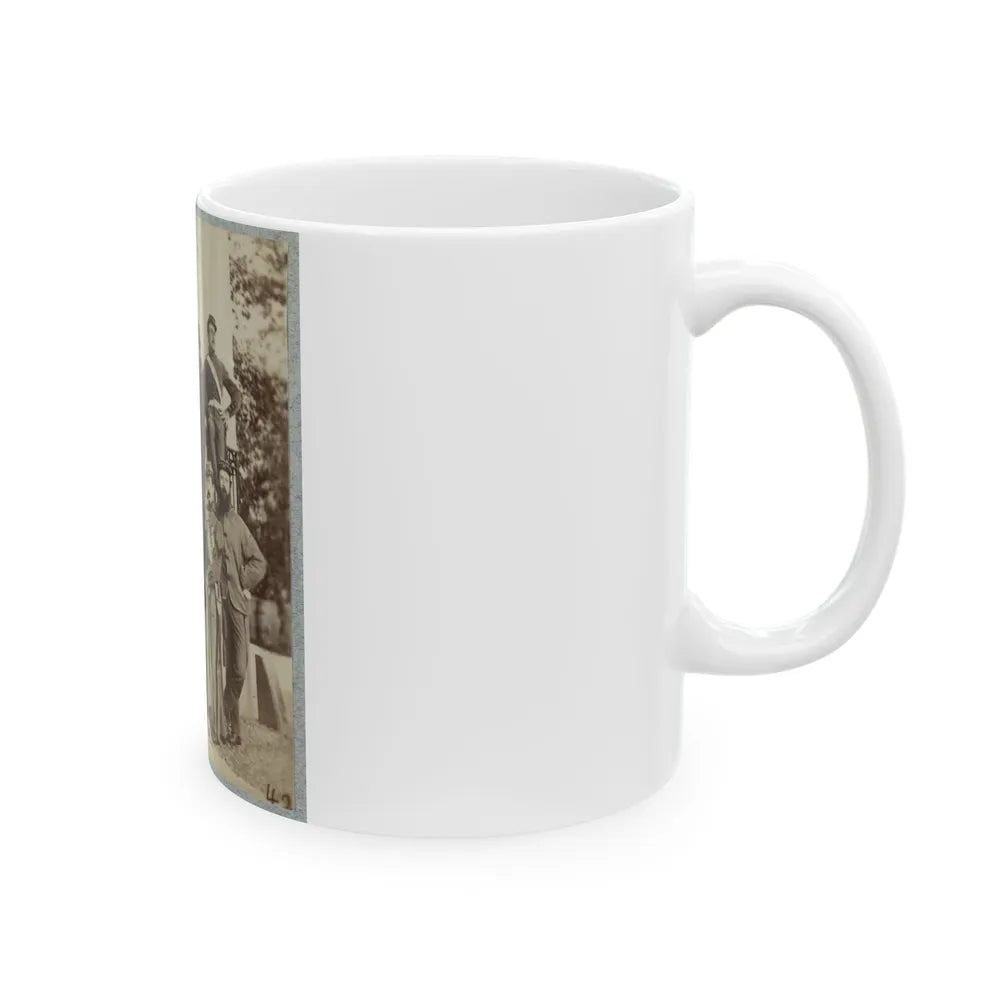 7th New York State Militia, Camp Cameron, D.C., 1861 028 (U.S. Civil War) White Coffee Mug-Go Mug Yourself