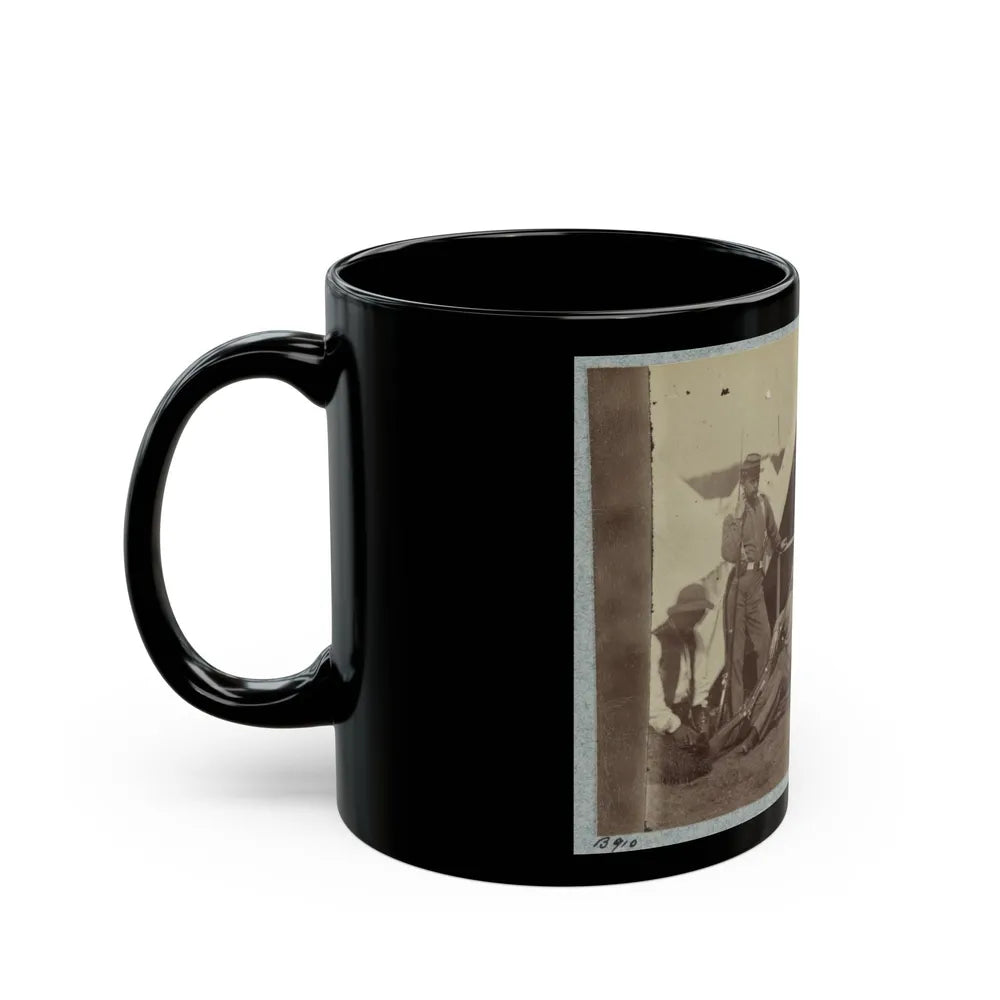 7th New York State Militia, Camp Cameron, D.C., 1861 030 (U.S. Civil War) Black Coffee Mug-Go Mug Yourself