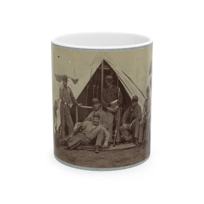 7th New York State Militia, Camp Cameron, D.C., 1861 030 (U.S. Civil War) White Coffee Mug-11oz-Go Mug Yourself