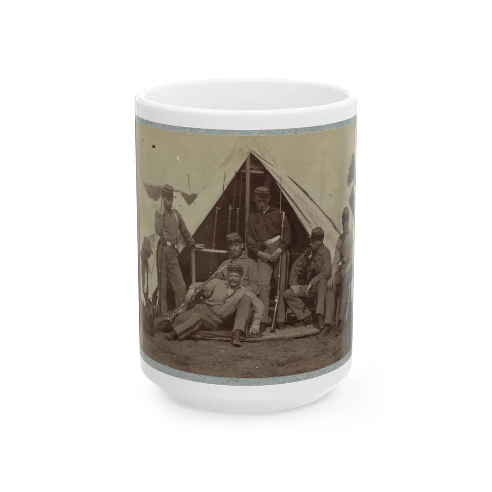 7th New York State Militia, Camp Cameron, D.C., 1861 030 (U.S. Civil War) White Coffee Mug-15oz-Go Mug Yourself