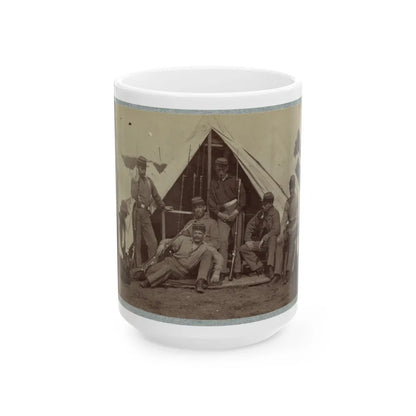 7th New York State Militia, Camp Cameron, D.C., 1861 030 (U.S. Civil War) White Coffee Mug-15oz-Go Mug Yourself