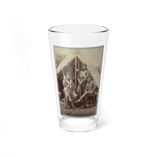 7th New York State Militia, Camp Cameron, D.C., 1861 031 (U.S. Civil War) Pint Glass 16oz-16oz-Go Mug Yourself