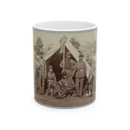 7th New York State Militia, Camp Cameron, D.C., 1861 032 (U.S. Civil War) White Coffee Mug-11oz-Go Mug Yourself