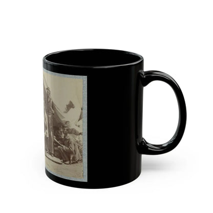 7th New York State Militia, Camp Cameron, D.C., 1861 035 (U.S. Civil War) Black Coffee Mug-Go Mug Yourself