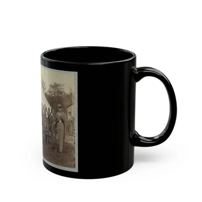 7th New York State Militia, Camp Cameron, D.C., 1861 036 (U.S. Civil War) Black Coffee Mug-Go Mug Yourself