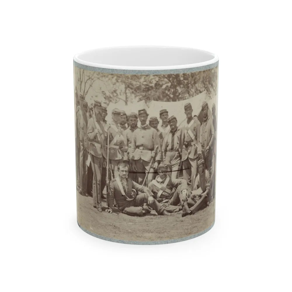 7th New York State Militia, Camp Cameron, D.C., 1861 037 (U.S. Civil War) White Coffee Mug-11oz-Go Mug Yourself